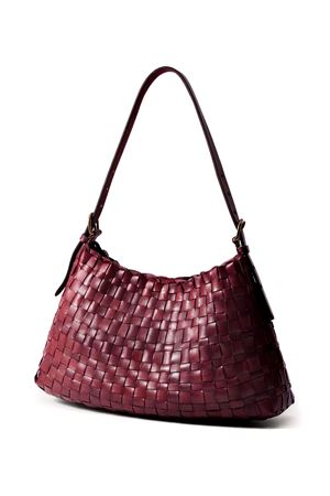 Bordeaux Hobo Salvage Shoulder Bag DRAGON DIFFUSION | 8170BORDO